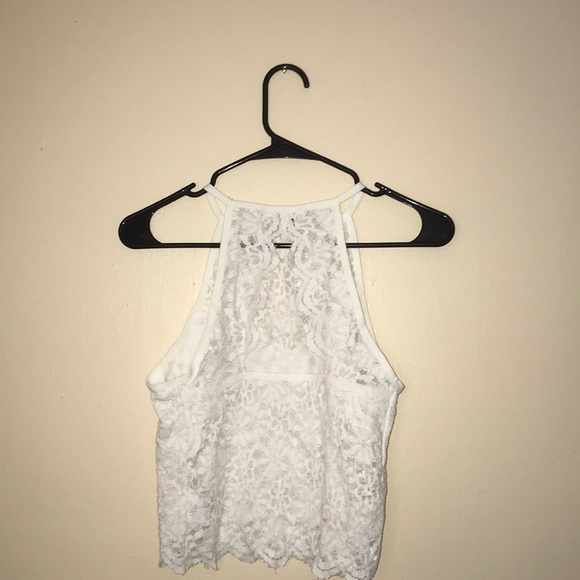 white, detailed blouse - Picture 3 of 3